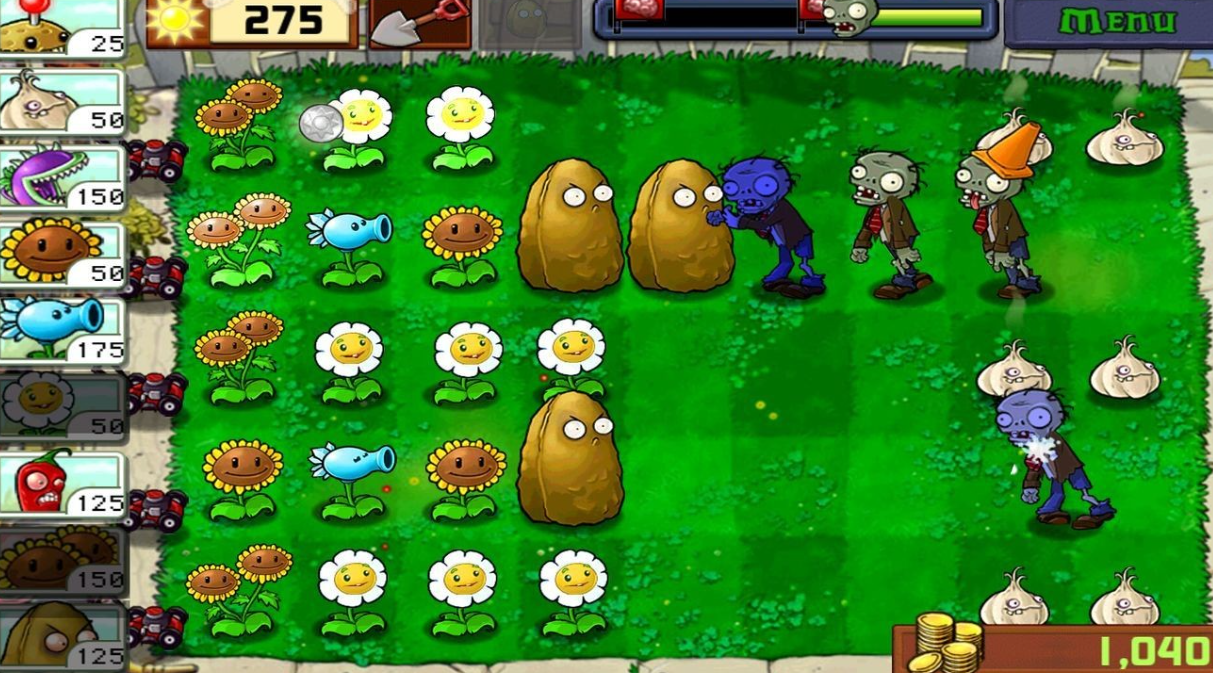 植物大战僵尸无穷无尽版布阵