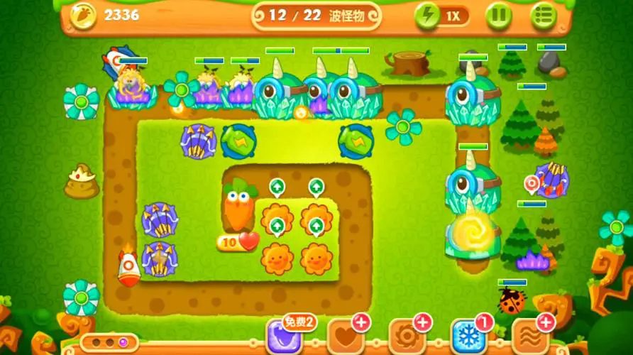 保卫萝卜2的46关有哪些通关技巧