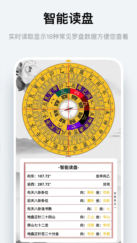 实景罗盘指南针