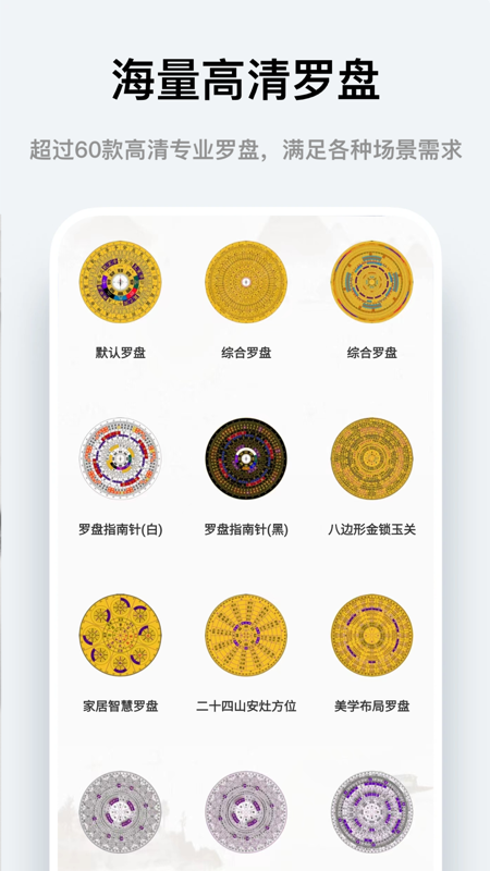 实景罗盘指南针