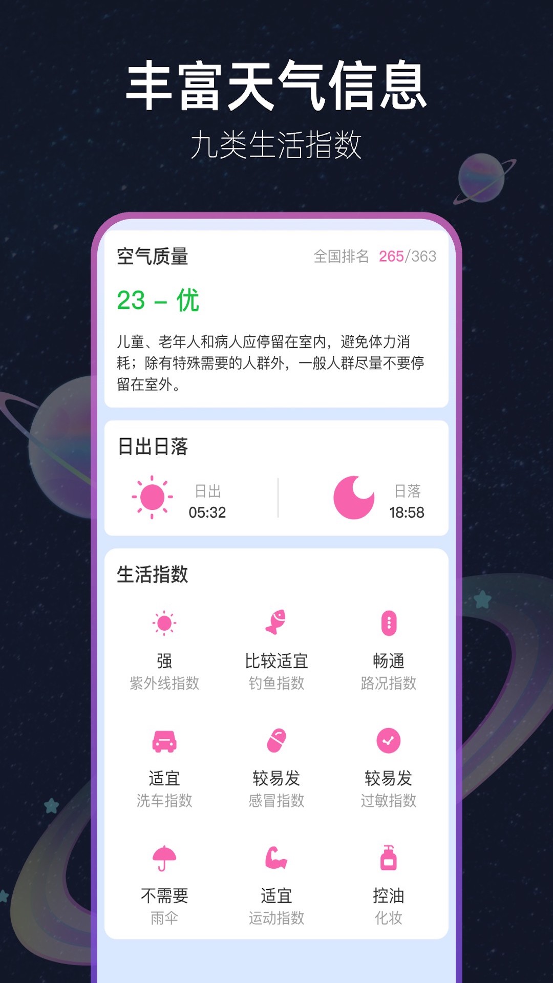 星云气象预报