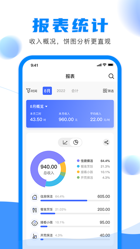 钟点工记账_截图2