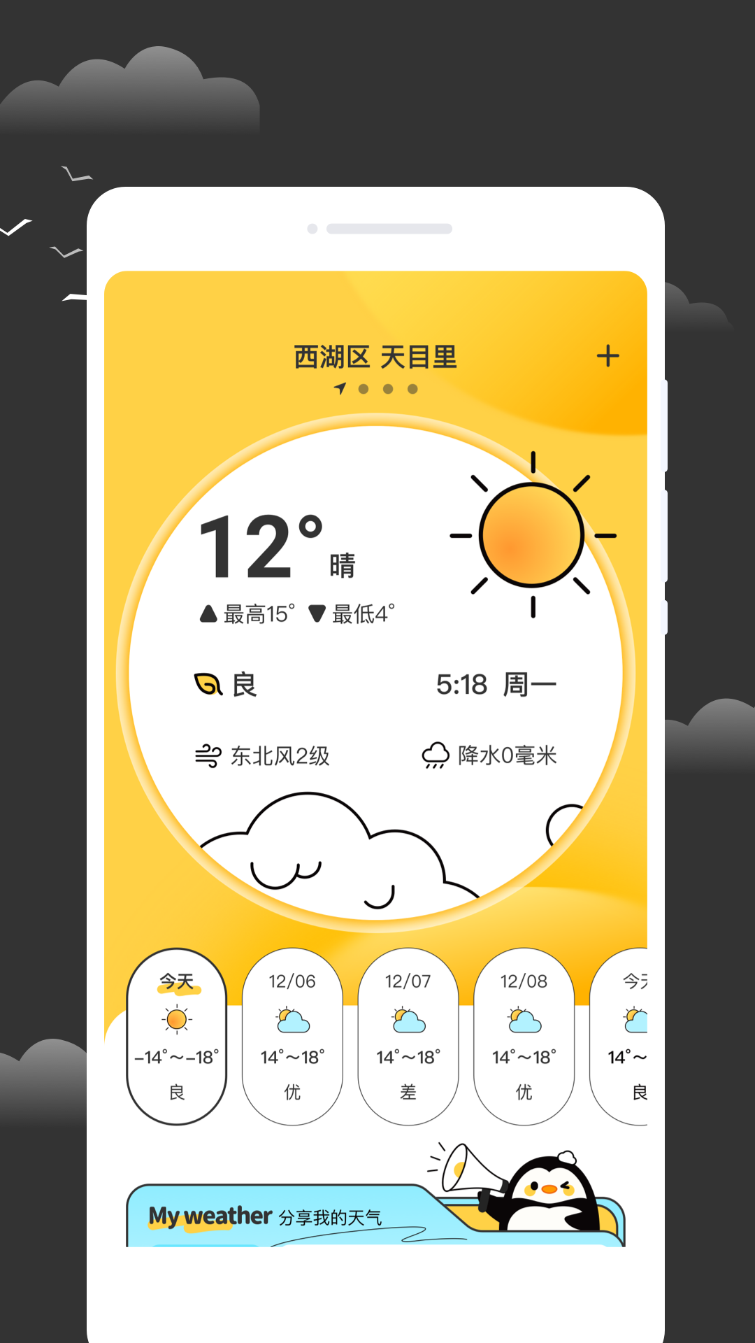 逐月天气_截图1