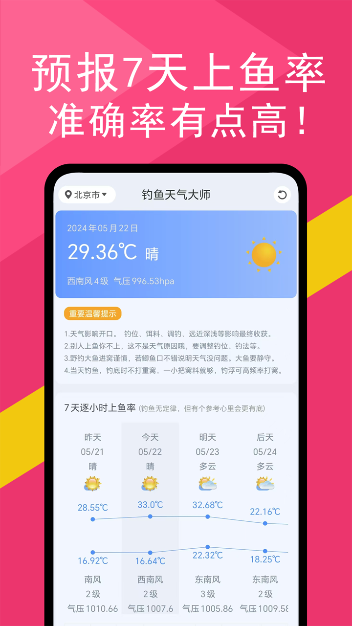 钓鱼天气大师_截图1