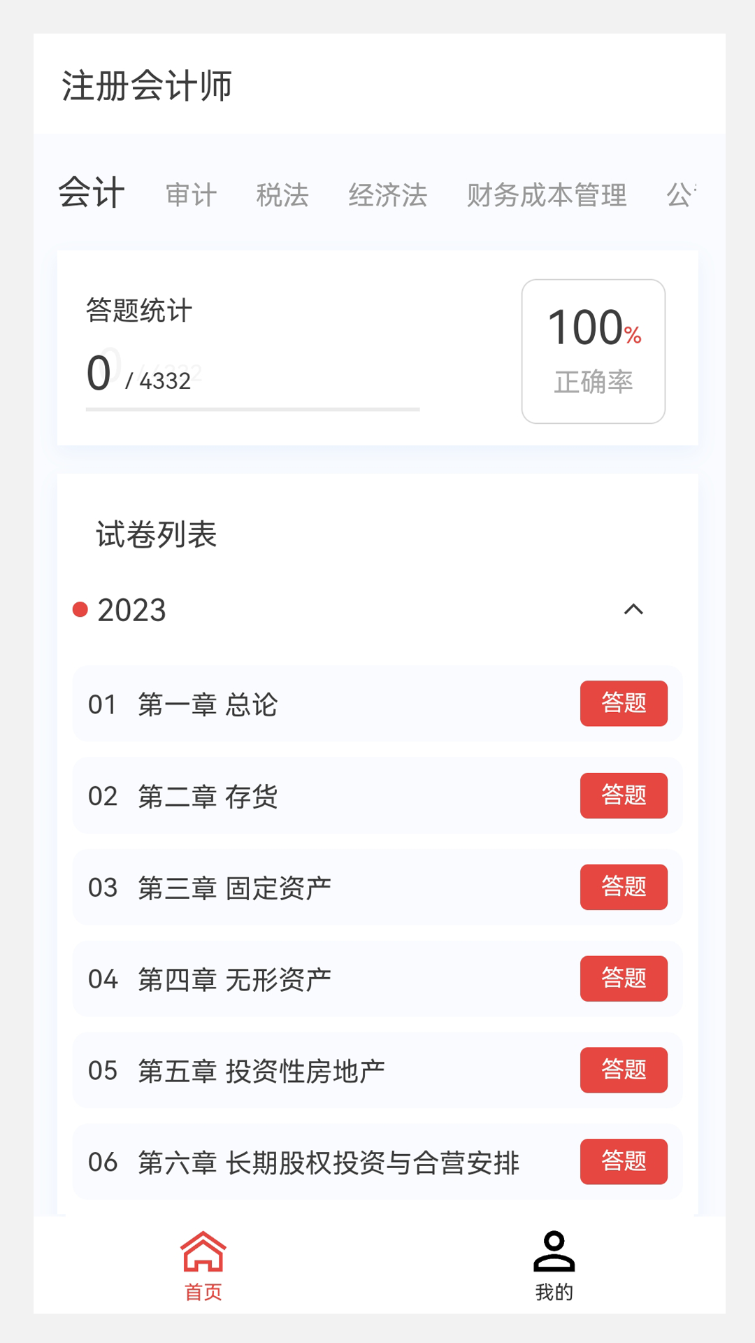 注册会计师100题库_截图3