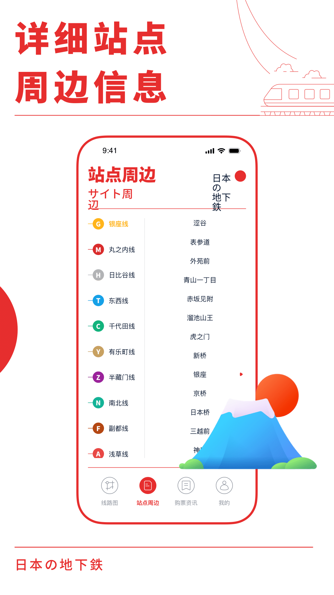 日本地铁通_截图2