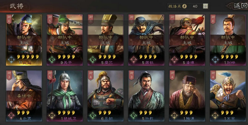 三国志战略版文将需要具备哪些能力