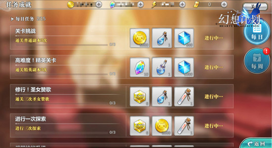 幻想计划的角色有什么不同的技能和能力