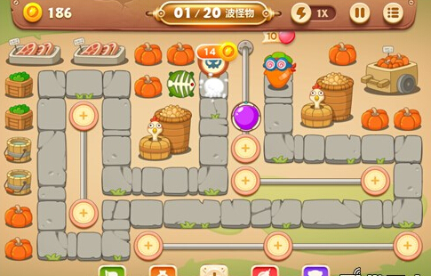 保卫萝卜二五十五关如何通关