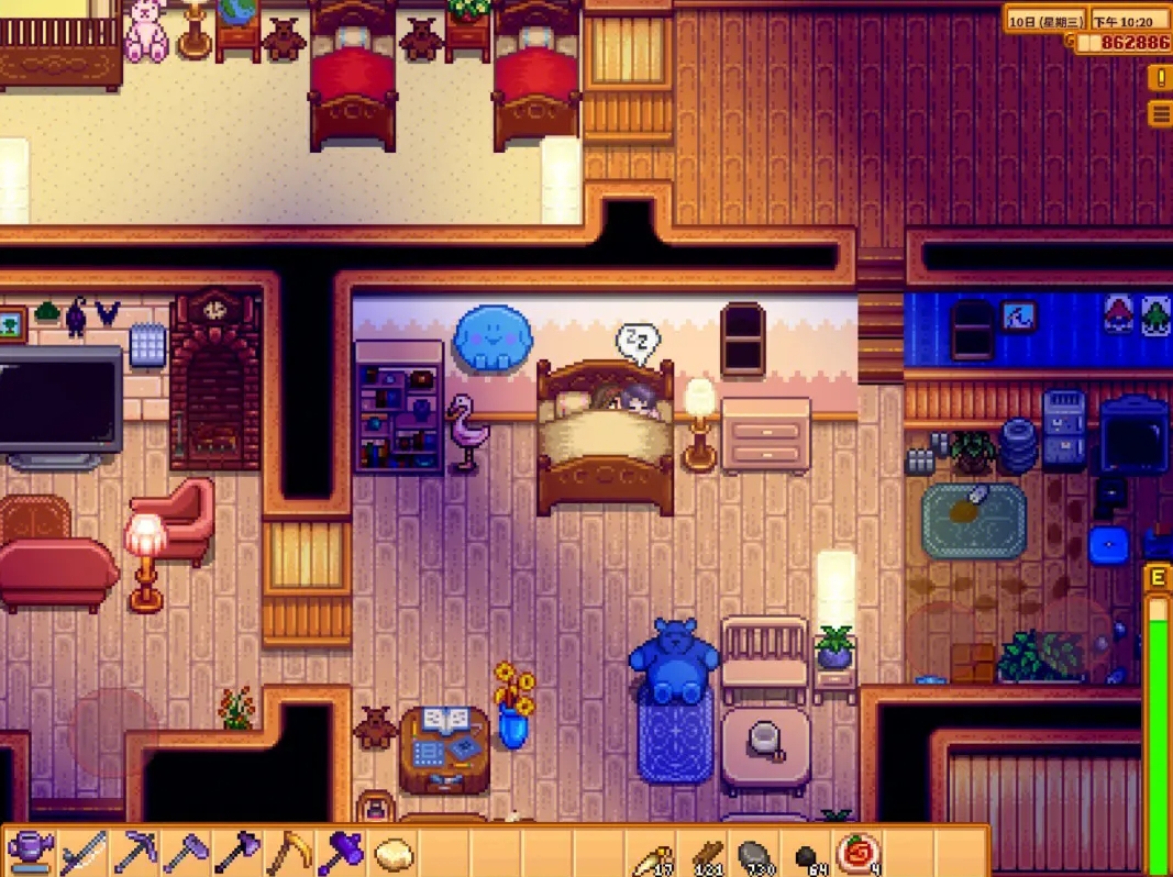 星露谷物语请问潘妮澡堂的开放时间是多久