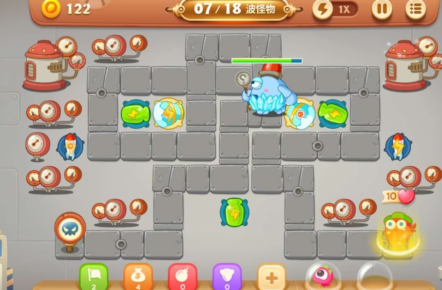 保卫萝卜3公园第26关有什么技巧