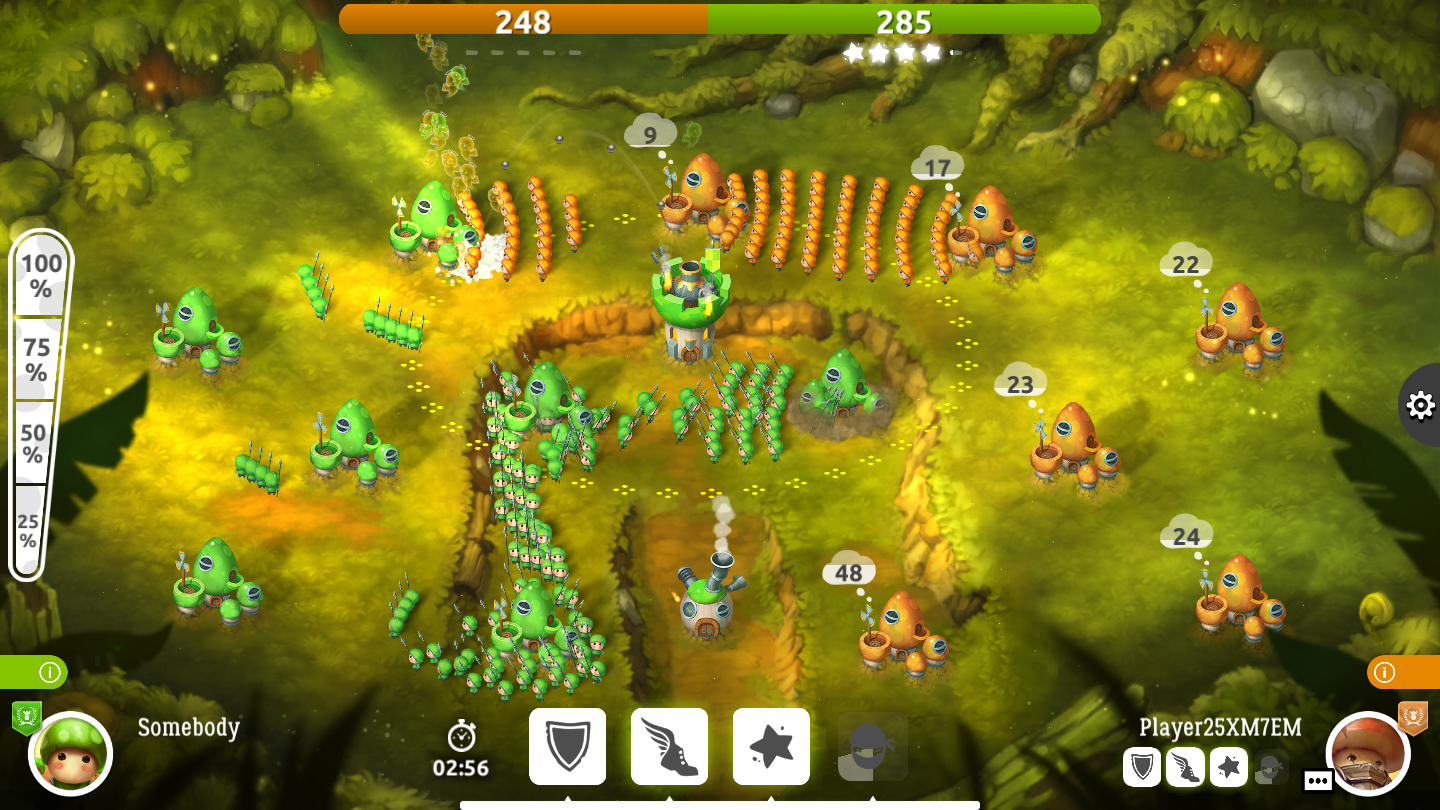 蘑菇战争2新手应该怎样操作