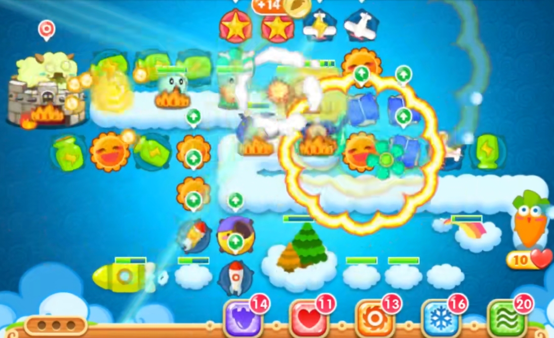 保卫萝卜2的天天向上第一关需要多久才能过