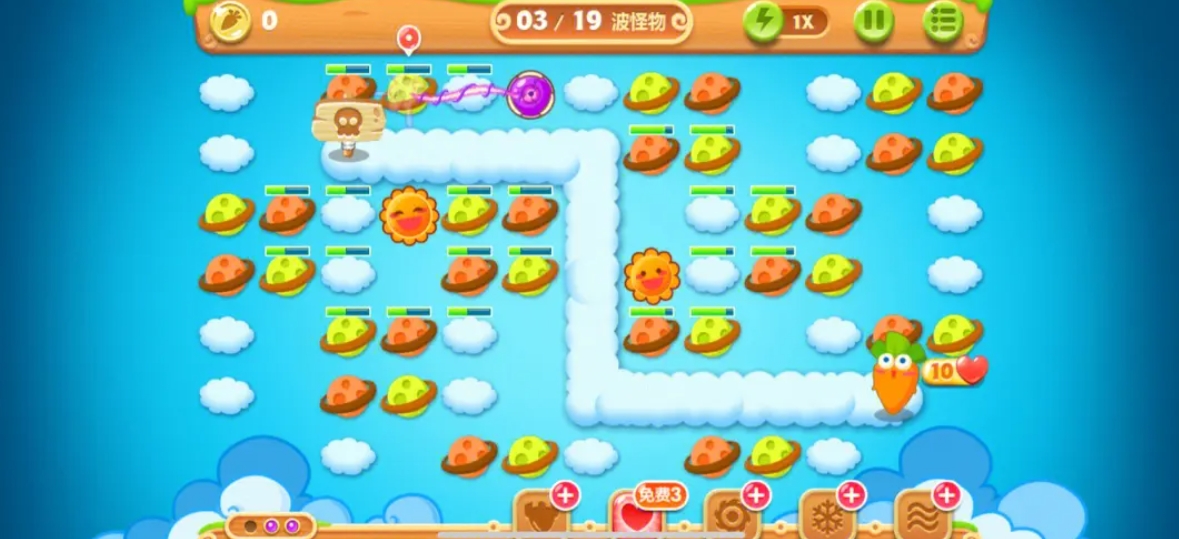 你知道保卫萝卜2第129关的突破口吗 你知道保卫萝卜2第129关的突破口吗