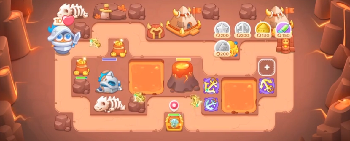 如何在保卫萝卜4饿龙传说中挑战第20关