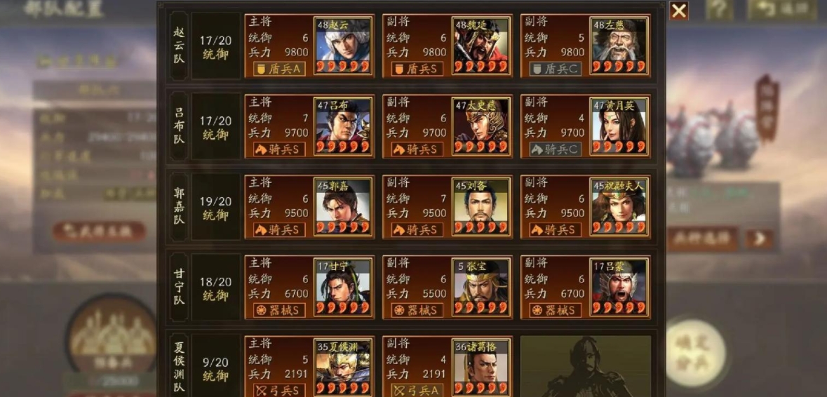 三国战略版里哪些将可以当饲料