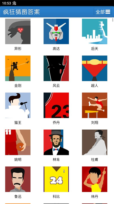 疯狂猜图答案