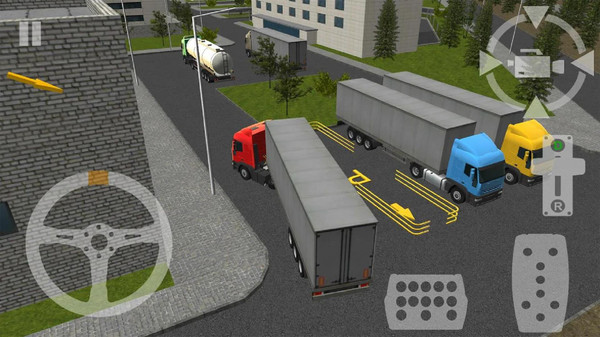 拖车停车3d