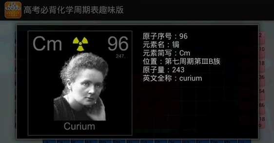 高考必背化学周期表趣味版