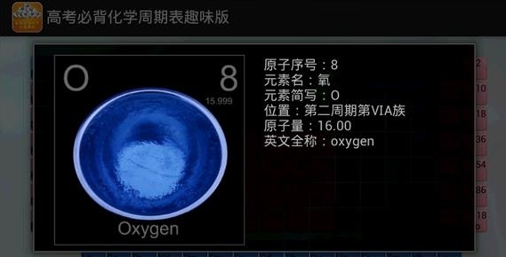 高考必背化学周期表趣味版