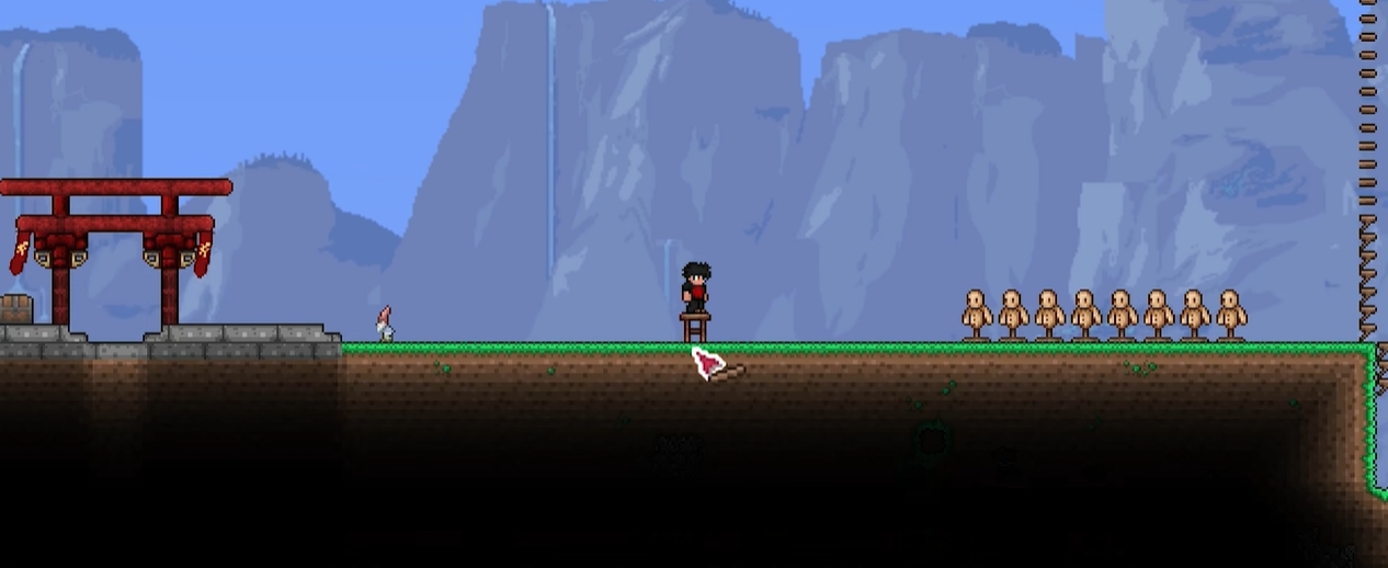 要在泰拉瑞亚中得到一半的物品该怎么做