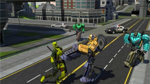 巨人英雄vs机器人