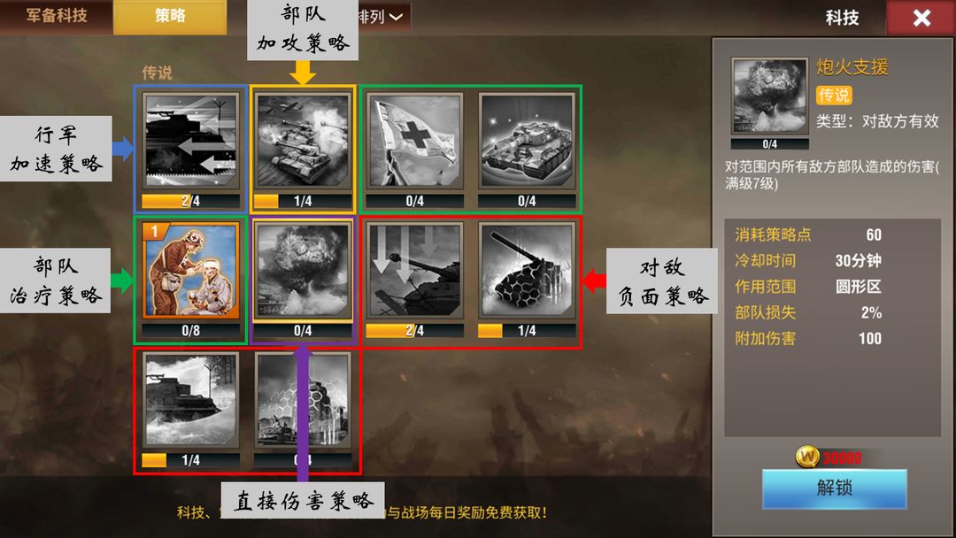 怎样在二战风云2游戏中有效打塔