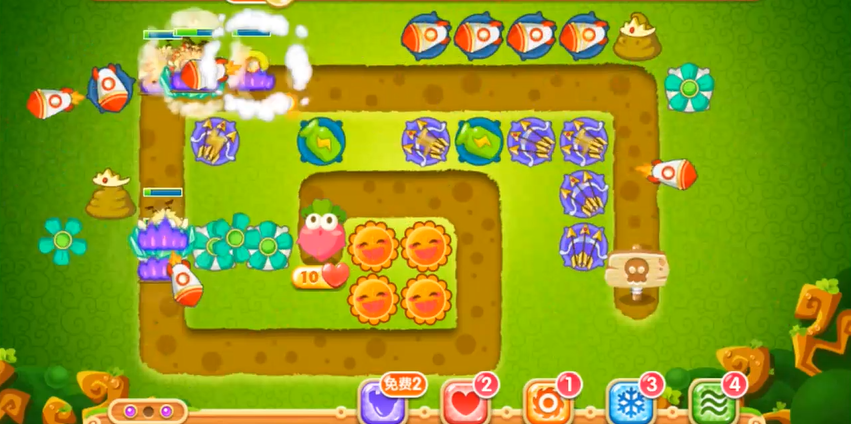 保卫萝卜2第78关策略是什么