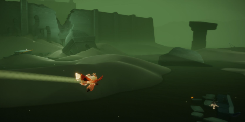 如何在光遇中达成趴下转圈圈的目标