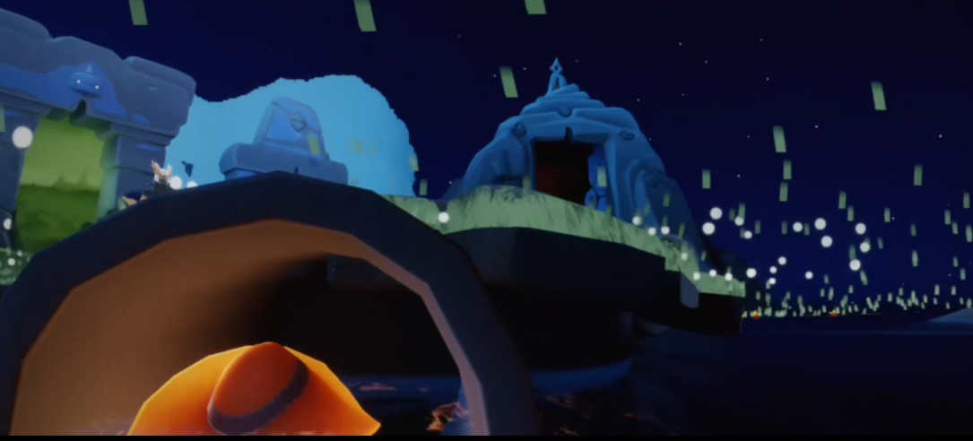 如何利用光遇云野捡到的星星