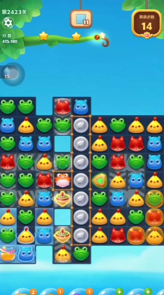 开心消消乐3202关的通关技巧是什么