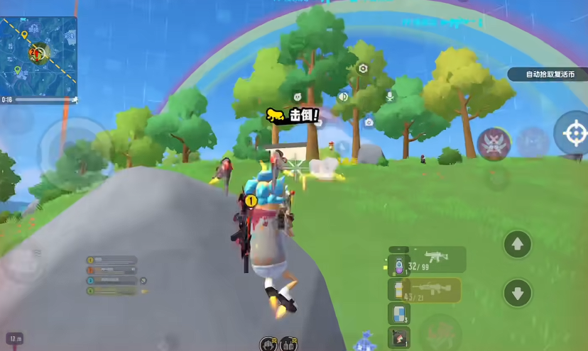 有人知道香肠派对训练场信号枪出现地点吗