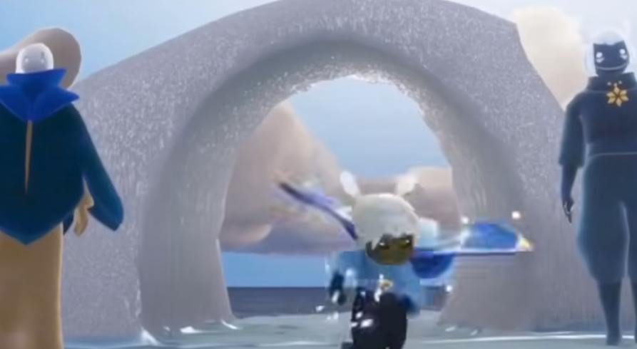 光遇举着光飞起来的方式是什么