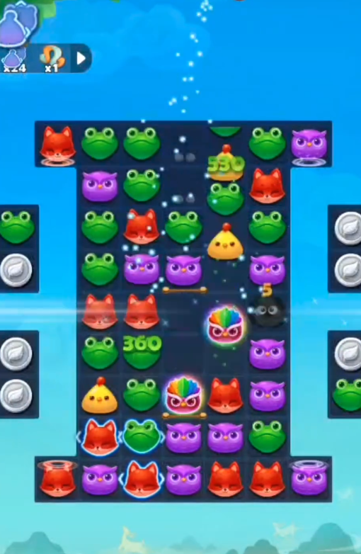 如何解锁开心消消乐1101关