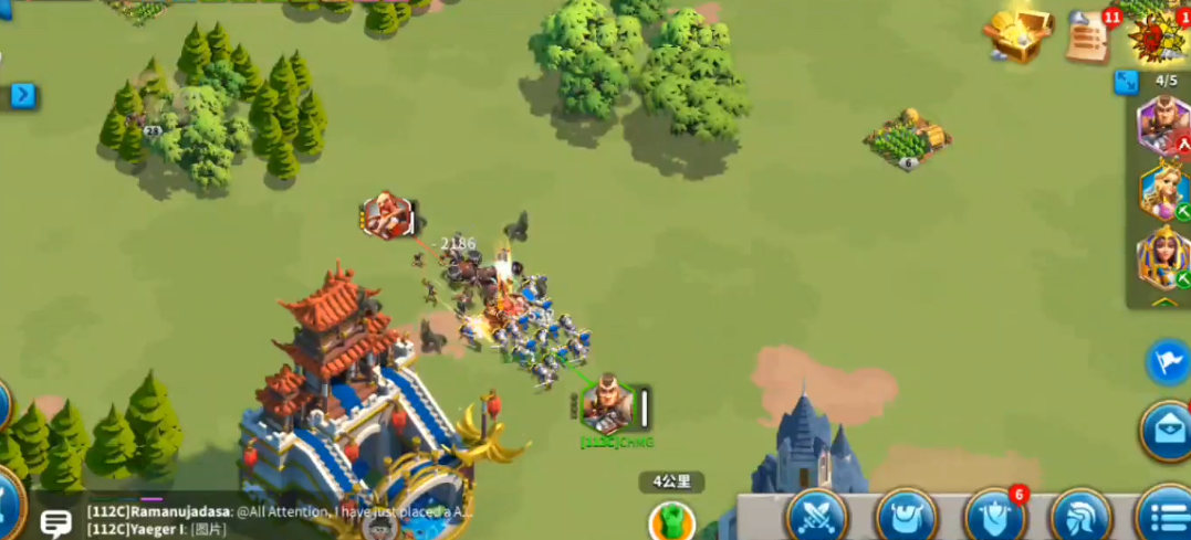 万国觉醒中是否有方法可以拆自己的旗帜