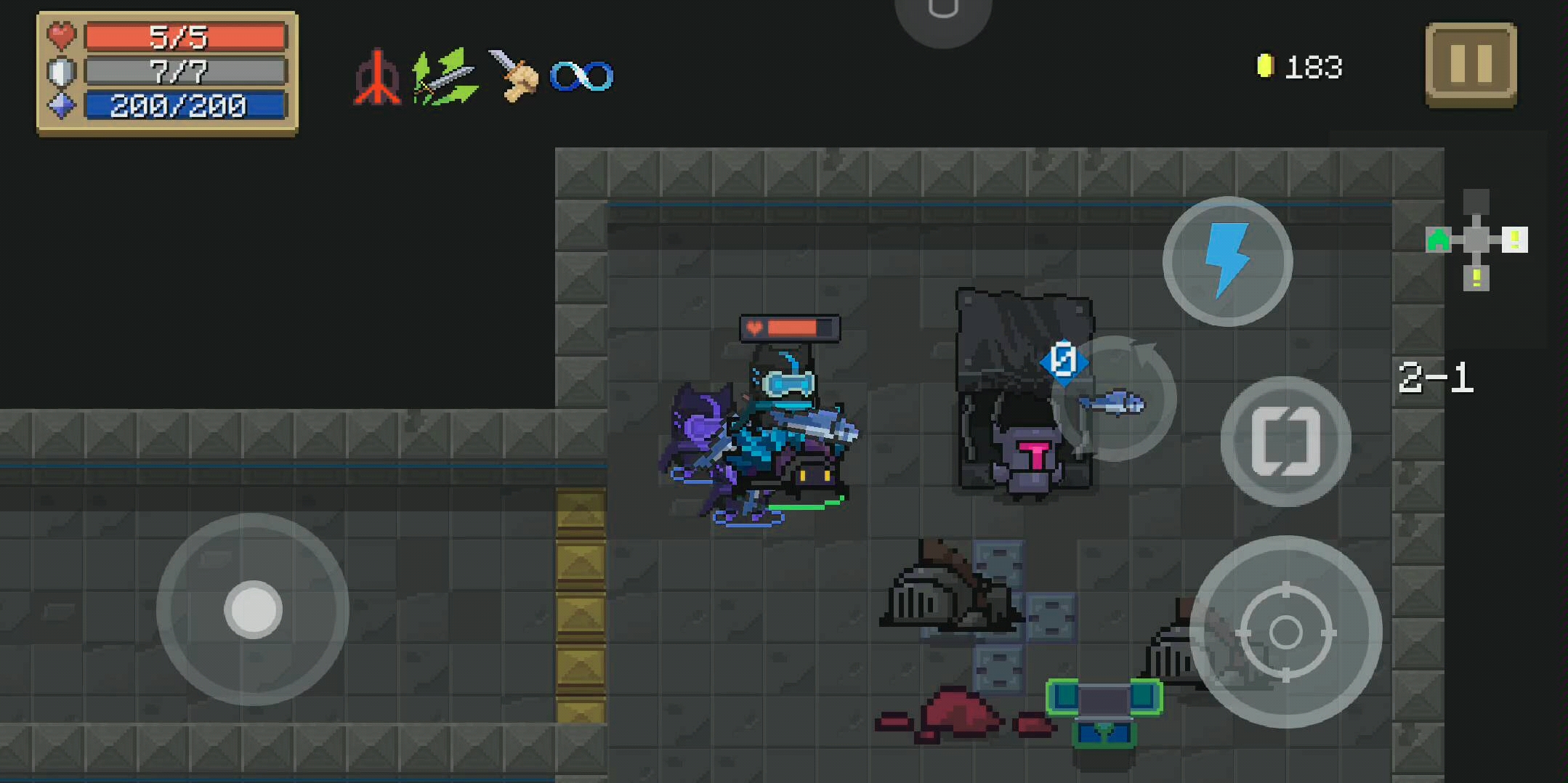 元气骑士是否可以携带三把武器的植物