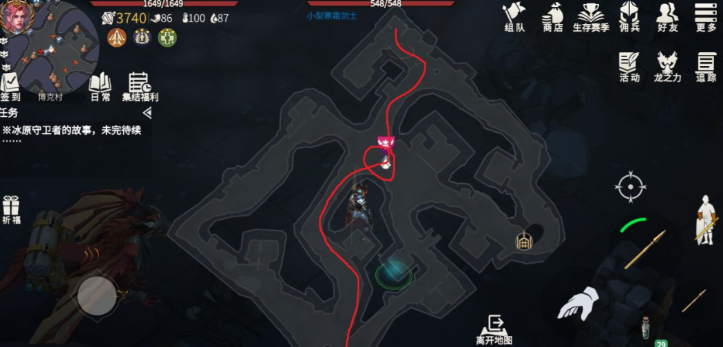 冰原守卫者幽魂森林拥有怎样的风景