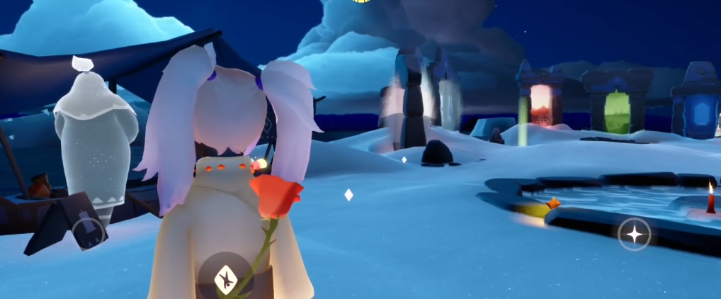 怎样让光遇中的角色位于居中位置