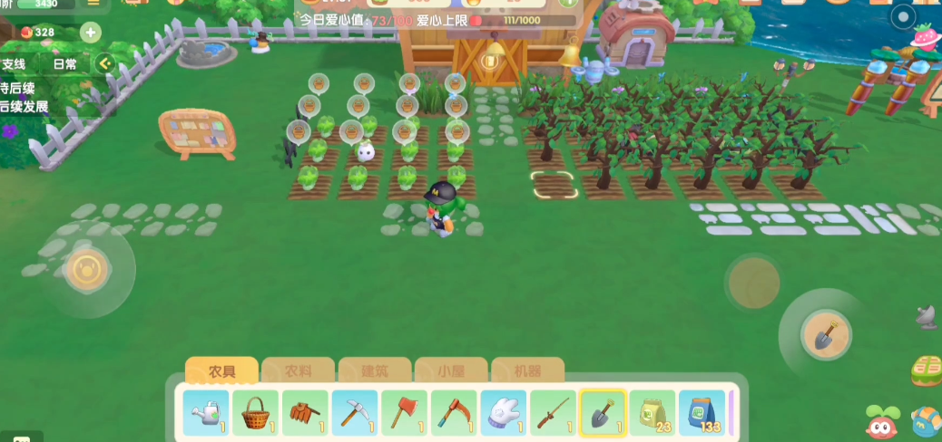 在小镇上应该如何建摩尔庄园的房屋