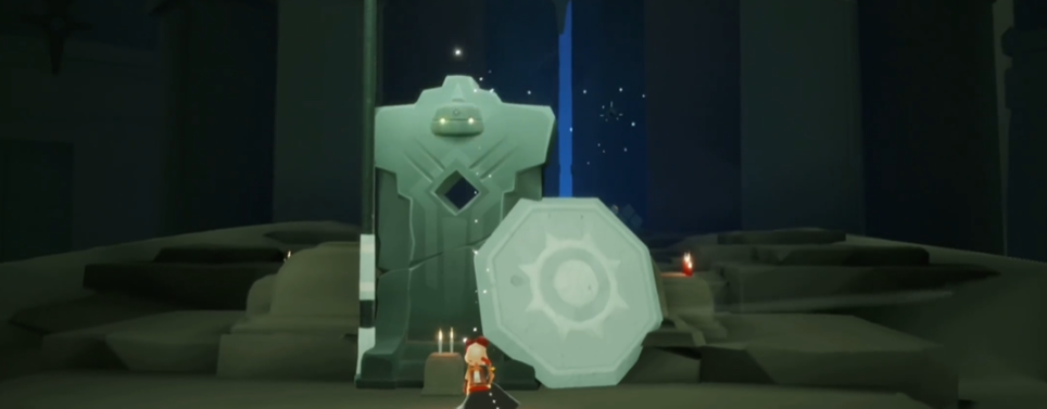 光遇秘密花园中门的开启方式是什么