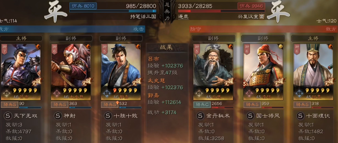 三国志战略版甘宁能打几场战斗 三国志战略版甘宁能打几场战斗