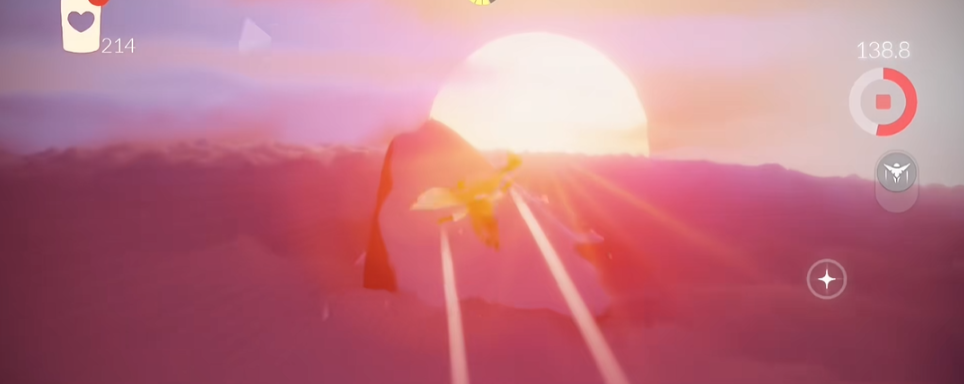 如何让光遇中的背背飞起飞遨游