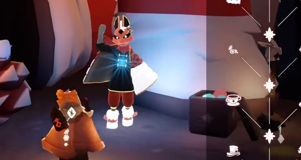 如何攀爬光遇游戏的霞谷屋顶小金人