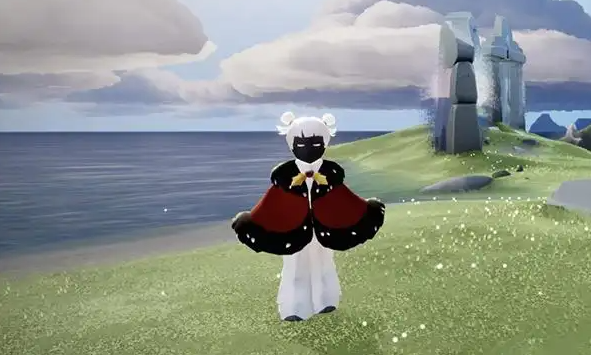 如何攀爬光遇游戏的霞谷屋顶小金人