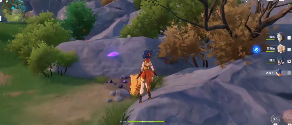 怎样在原神里寻找食材时打开门