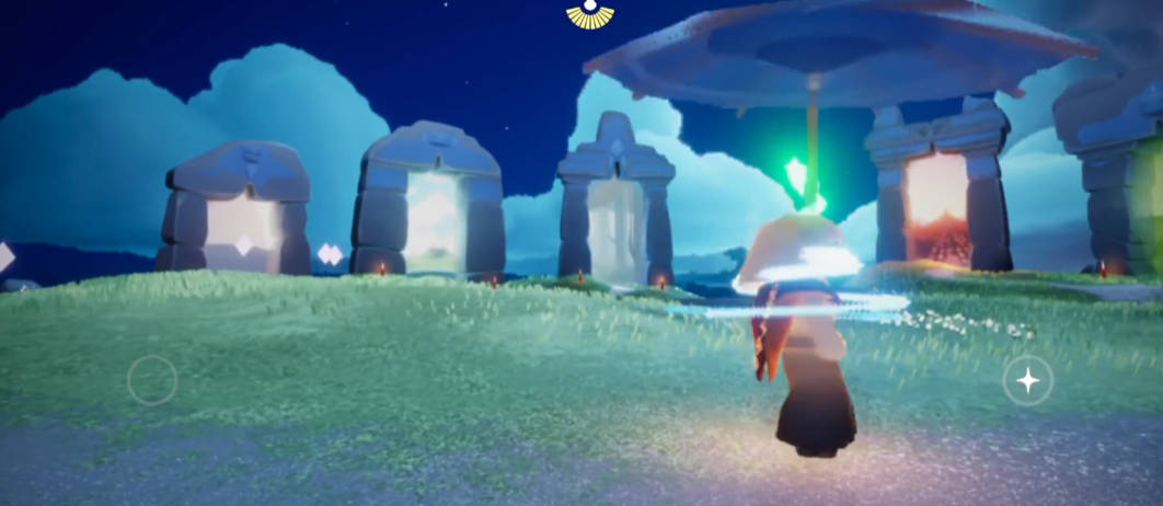 光遇进伊甸之眼中回遇镜的位置在哪里