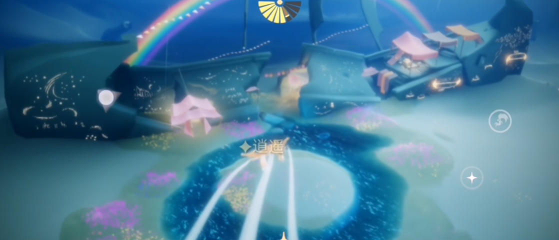 光遇边走边转圈圈的操作方式是怎样的