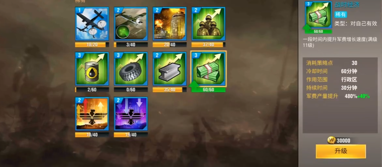 二战风云2游戏中建筑升级的顺序有何重要性