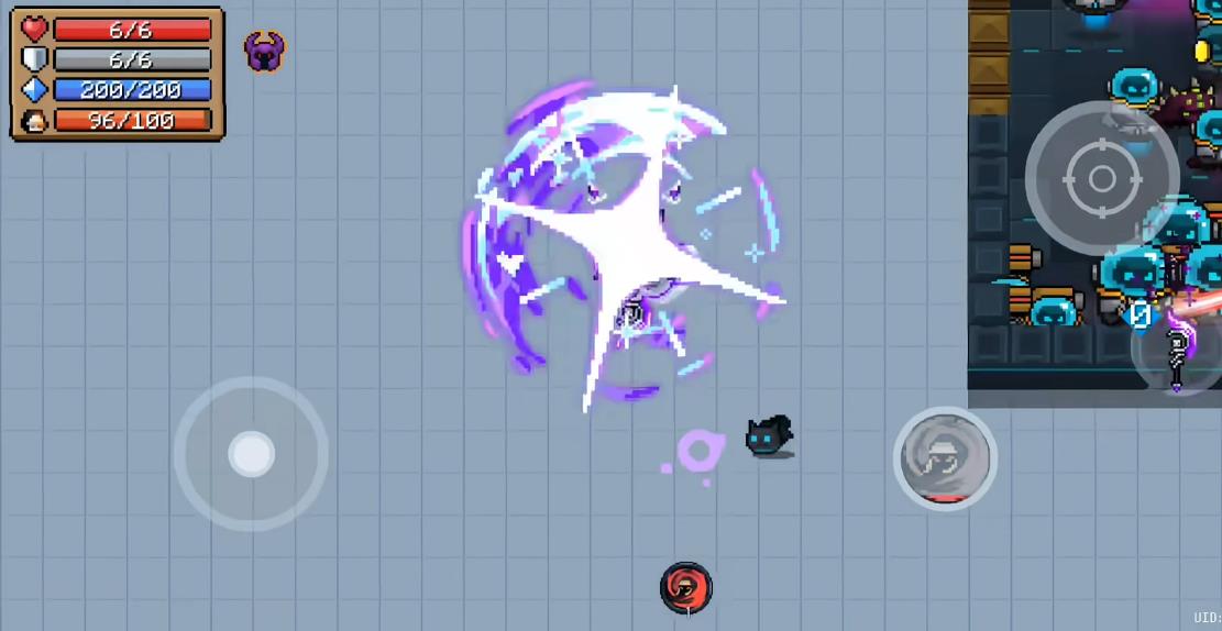 如何用最少的步骤打到金框的元气骑士小怪