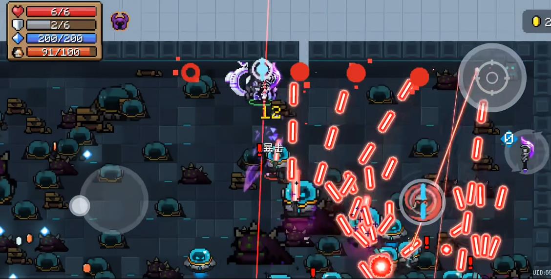 如何用最少的步骤打到金框的元气骑士小怪